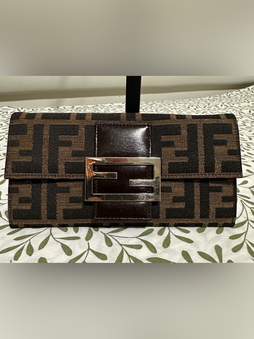 Fendi Zucca Long Wallet